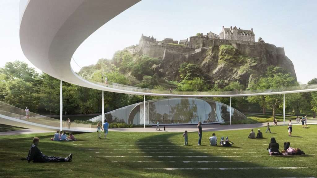 BIG et Sou Fujimoto sont en concurrence pour la construction du pavillon Ross d'Édimbourg